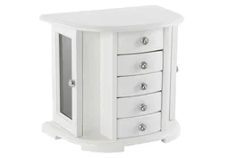 DKD Home Decor Joyero Romantico Blanco 18 x 23 x 26 cm