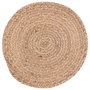 Home Deco Factory Individual Trenzado Redondo, Colección Natural, Diámetro 38 cm