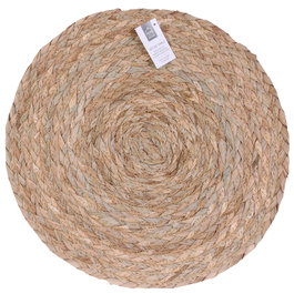 Home Deco Factory Individual Trenzado Redondo, Colección Natural, Diámetro 38 cm