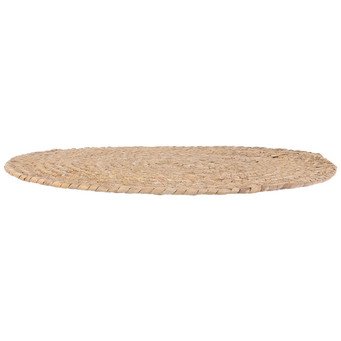 Home Deco Factory Individual Trenzado Redondo, Colección Natural, Diámetro 38 cm