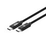 Conceptronic Cable USB-C a USB-C ETTA02B12 1,2 m 100W 20 Gbps Negro