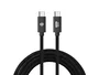 Conceptronic ETTA02B12 Cable USB-C Macho a USB-C Macho 1.2m, USB 3.2 Gen 2 (20 Gbps), Power Delivery 100W (20V/5A), Negro