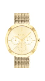 Calvin Klein 25200339 Reloj Analógico Dorado para Mujer