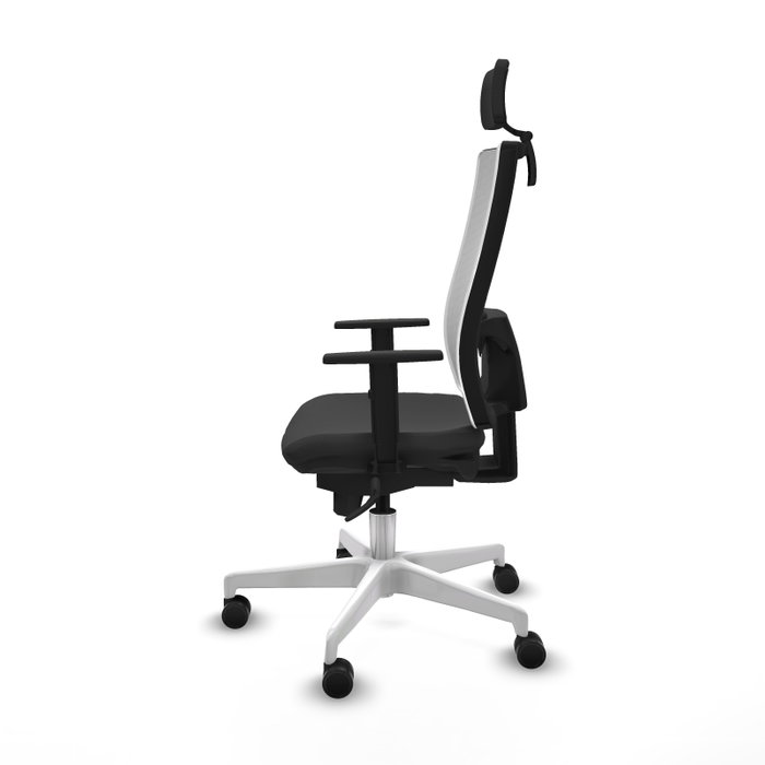 PIQUERAS Y CRESPO Silla de oficina Horna Gris oscuro y Blanco PIQUERAS Y CRESPO Silla de oficina Horna Gris oscuro y Blanco