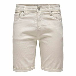 Pantalones Cortos de Hombre Only & Sons Onsply 9296 Ecru Beige