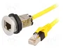 HARTING Tomacorriente RJ45 har-port Ø22,3mm IP20 plata