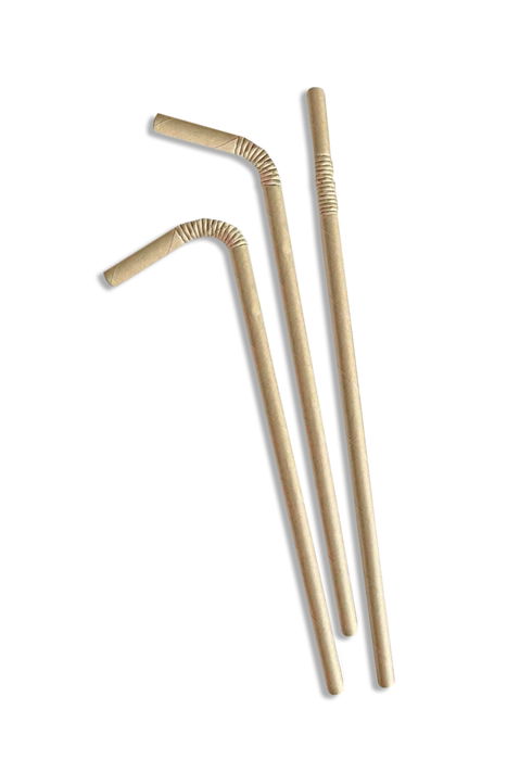 Algon Set 25 Pajitas Flexibles Kraft 19.7 cm (24 Unidades)