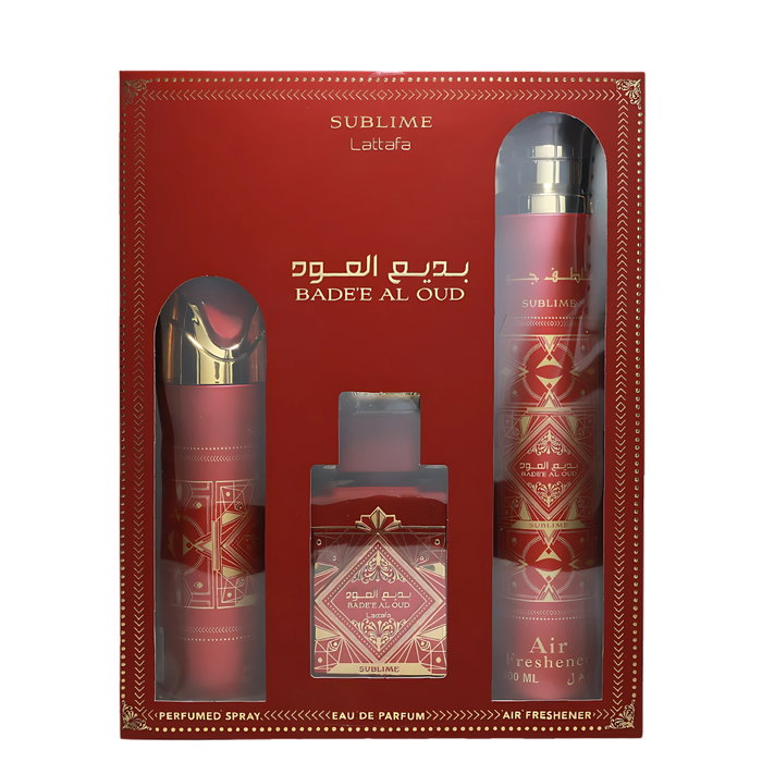Lattafa Perfumes Bade'e Al Oud Sublime Gift Set Lattafa Perfumes Bade'e Al Oud Sublime Gift Set