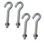 Edm Hembrilla abierta con tuerca HM02, M4 x 30 mm, zincado