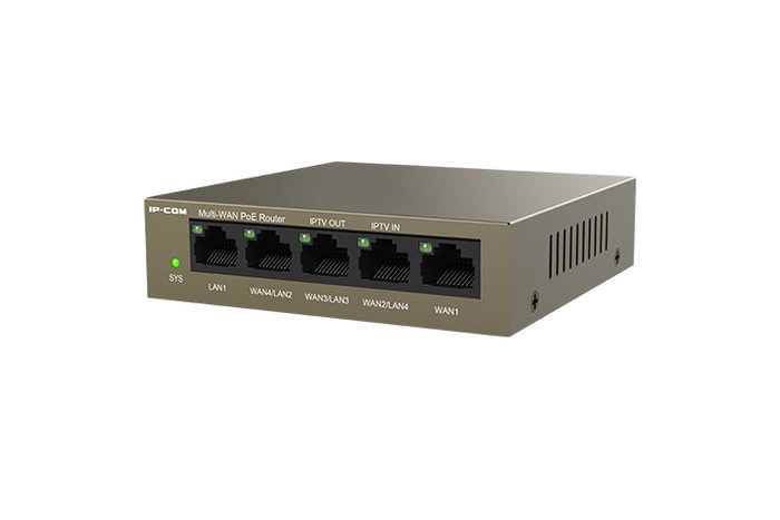 Ip - com M20 Switch PoE 4 Puertos para Cámaras IP, Puntos de Acceso y Teléfonos IP, Redes y VPN con Equilibrio de Carga Inteligente