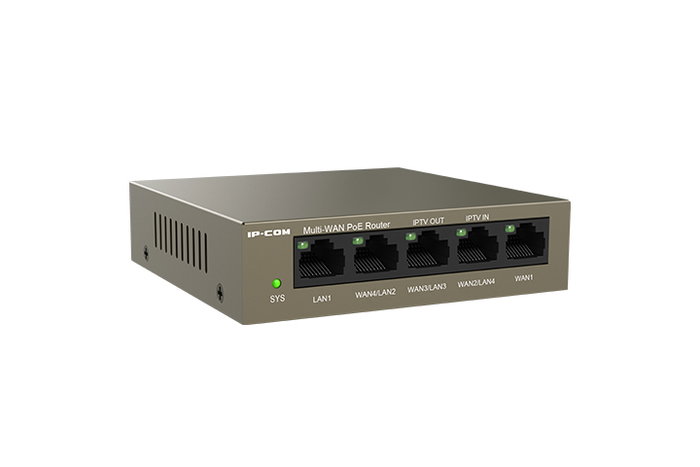 Ip - com M20 Switch PoE 4 Puertos para Cámaras IP, Puntos de Acceso y Teléfonos IP, Redes y VPN con Equilibrio de Carga Inteligente