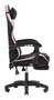 Mars Gaming MGC-X Silla Gaming Ergonómica Reclinable con Reposapiés, Reposabrazos Ajustable y Cojines Lumbar/Cervical - Negro y Rosa
