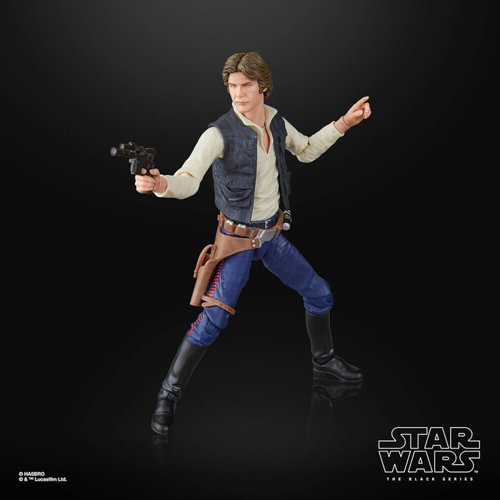 Hasbro Star Wars The Black Series Figura Han Solo - Una nueva esperanza Hasbro Star Wars The Black Series Figura Han Solo - Una nueva esperanza