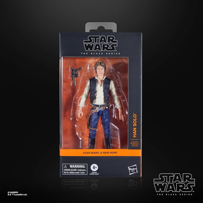 Hasbro Star Wars The Black Series Figura Han Solo - Una nueva esperanza Hasbro Star Wars The Black Series Figura Han Solo - Una nueva esperanza