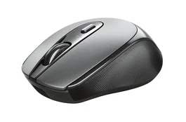 Trust Zaya Ratón Inalámbrico Óptico RF 2.4GHz 1600 DPI 4 Botones Batería Recargable USB Tipo-C Negro - 23809