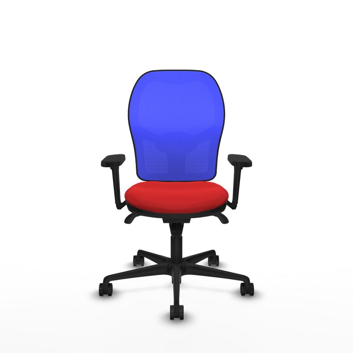 PIQUERAS Y CRESPO Silla de oficina Jorquera con mecanismo Sincro, Negro