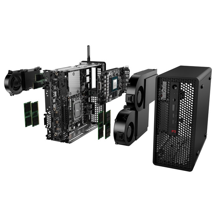 Lenovo ThinkStation P3 Ultra SFF Puesto de Trabajo - Intel Core i7-13700K (5.3 GHz), 32 GB RAM, 512 GB SSD NVMe PCIe 4.0, Intel UHD 770, Ubuntu Linux, TopSeller