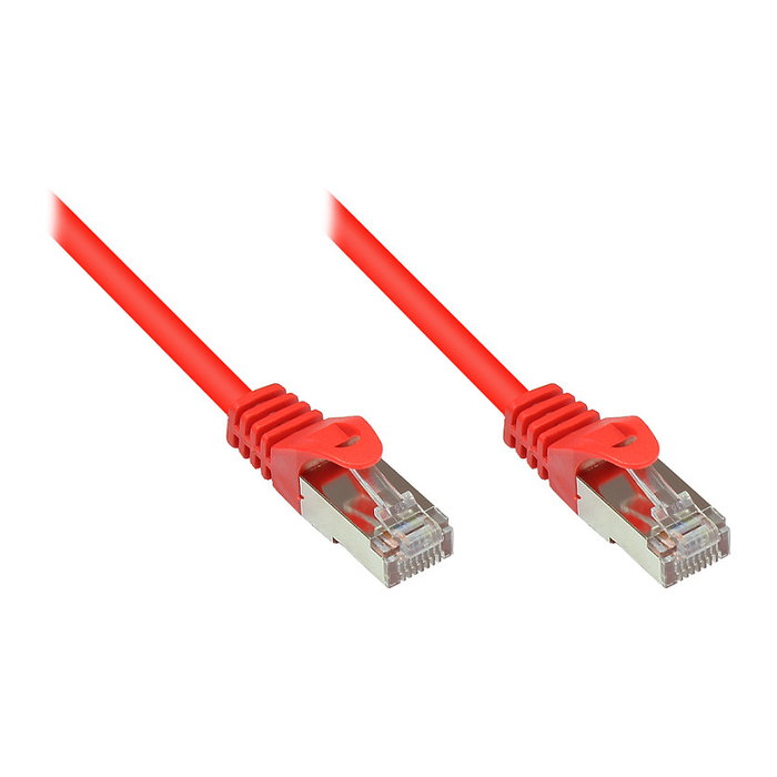 GoodConnections Cable de red RJ45-RJ45 Cat5e SF/UTP Rojo 0,15m GoodConnections Cable de red RJ45-RJ45 Cat5e SF/UTP Rojo 0,15m