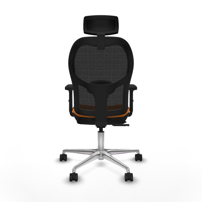 PIQUERAS Y CRESPO Silla de oficina Jorquera Naranja y Negro
