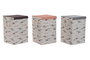 DKD Home Decor Cesta para la Ropa Poliéster Pinceladas Surtido de 3 unidades
