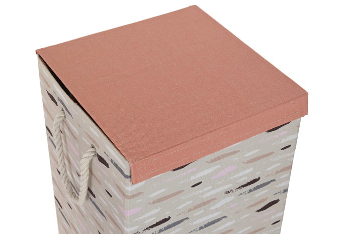 DKD Home Decor Cesta para la Ropa Poliéster Pinceladas Surtido de 3 unidades