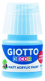 Pintura Acrilica Giotto 25 Ml (Bote) Azul Celeste (Set de 6)
