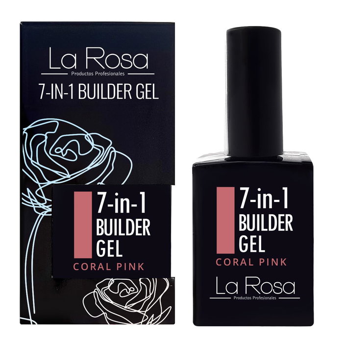 La Rosa Gel Constructor 7 En 1 Rosa Coral 15 Ml La Rosa Gel Constructor 7 En 1 Rosa Coral 15 Ml