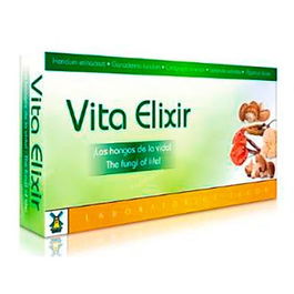 TEGOR Vita Elixir 60 Cap. Cápsulas con extractos de Reishi, Cordyceps, Shiitake, Champiñón del Sol y Melena de León