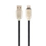 Cablexpert CC-USB2R-AMLM-1M Cable de Lightning 1 m Negro