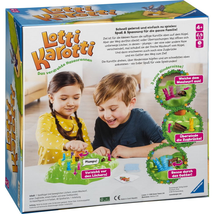 Ravensburger Lotti Karotti: The Twisted Rabbit Race Ravensburger Lotti Karotti: The Twisted Rabbit Race