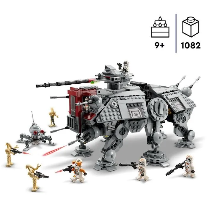 Lego Star Wars 75337 AT-TE Walker Juguete con 5 Minifiguras, La Venganza de los Sith