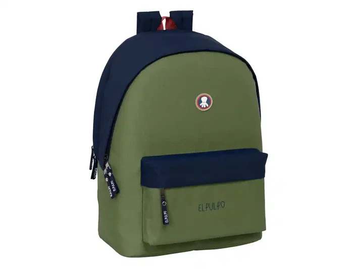 Safta Mochila Doble para Portátil 15,6'' con USB El Pulpo Verde