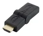 Equip Adaptador HDMI Macho a HDMI Hembra Pivotante 45º 118911