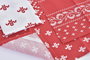 DKD Home Decor Paño Navidad Tradicional Rojo Blanco 40 x 60 cm Set de 3 (12 Unidades)