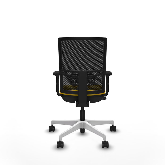 PIQUERAS Y CRESPO Silla de oficina Yunquera con mecanismo Sincro/Traslack, Amarillo y Negro PIQUERAS Y CRESPO Silla de oficina Yunquera con mecanismo Sincro/Traslack, Amarillo y Negro