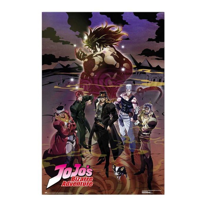 ERIK Poster Stardust Crusaders Jojos Bizarre Adventure 91,5x61cm Papel Brillo 150gr ERIK Poster Stardust Crusaders Jojos Bizarre Adventure 91,5x61cm Papel Brillo 150gr