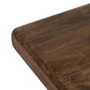 Ixia Mesa de Centro de Madera de Mango Marrón 60x60x45 cm