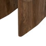 Ixia Mesa de Centro de Madera de Mango Marrón 60x60x45 cm