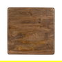 Mesa Centro Marrón Madera de Mango Salón 60 X 60 X 45 cm