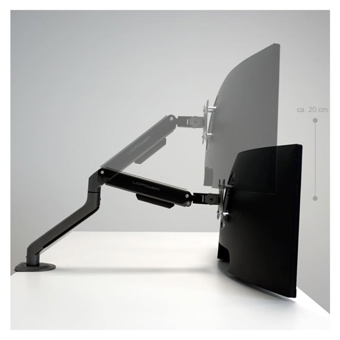 LC-Power LC-EQ-A32B FLEXX Monitor Arm Black LC-Power LC-EQ-A32B FLEXX Monitor Arm Black