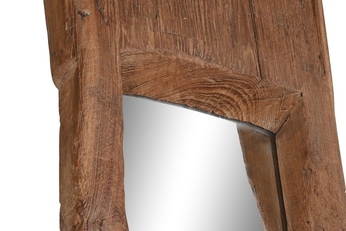 DKD Home Decor Espejo de Teca y Cristal Natural 45x45x285 cm DKD Home Decor Espejo de Teca y Cristal Natural 45x45x285 cm
