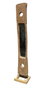 DKD Home Decor Espejo de Teca y Cristal Natural 45x45x285 cm