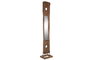 DKD Home Decor Espejo de Teca y Cristal Natural 45x45x285 cm