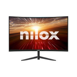 Nilox NXM24CRV2001 Monitor Gaming Curvo 24 Pulgadas Full HD, 200 Hz, 1 ms, Panel VA, HDMI, DisplayPort, Negro