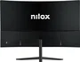 Nilox NXM24CRV2001 - Monitor Curvo Gaming 23.8" (60.5 cm) Full HD 1920x1080, 200 Hz, 1 ms, VA, 3000:1, HDMI, DP, Negro