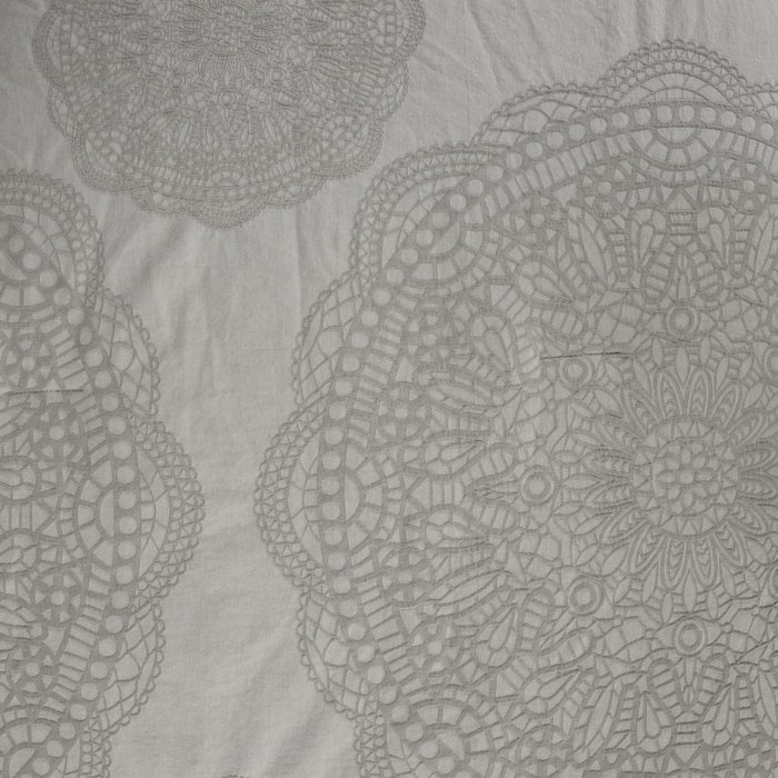 DKD Home Decor Colcha de Algodón Jacquard 240x260 cm