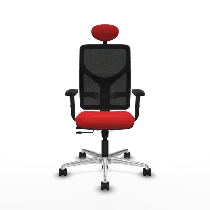 PIQUERAS Y CRESPO Silla de oficina Motilla con mecanismo Sincro/Traslack, Rojo y Negro PIQUERAS Y CRESPO Silla de oficina Motilla con mecanismo Sincro/Traslack, Rojo y Negro