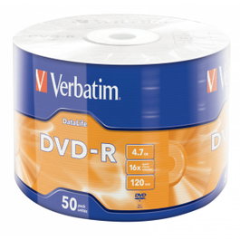 Verbatim 43791 DVD-R 4,7 GB 16x Matt Silver 50 unidades