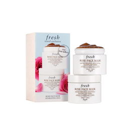 Set Duo, Fresh, Rose, Calmante & Tonificante, Mascarilla crema, Para la cara, 2 pzs, 100 ml
