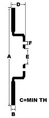 Black Diamond KBD265COM Discos Freno Taladrado Y Rayado Ventilado Frontal